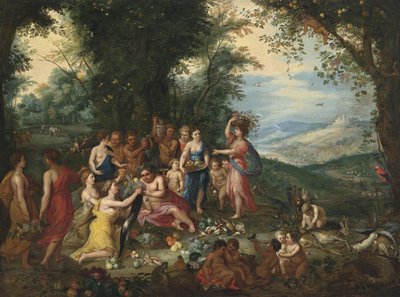Alegoria do outono. de Workshop of Jan Brueghel the Elder