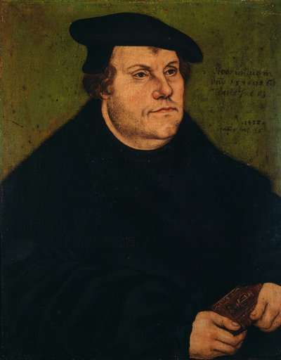 Martinho Lutero de workshop of Lucas Cranach the Elder
