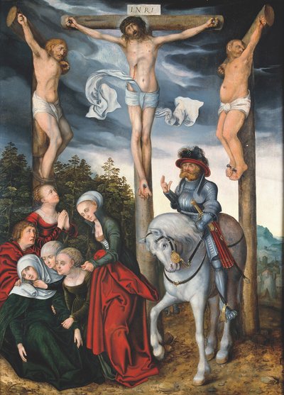 A Crucificação de workshop of Lucas Cranach the Elder