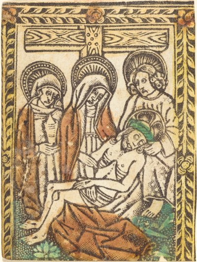 A Lamentação de Workshop of Master of the Borders with