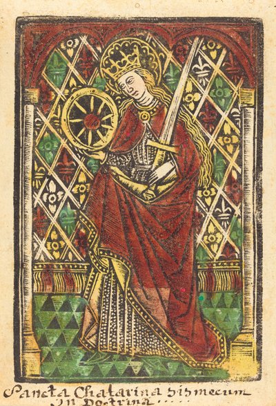 Santa Catarina de Workshop of Master of the Protective Saints of Cologne