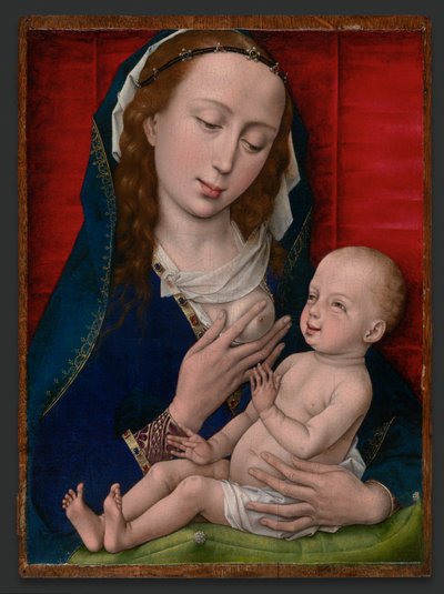 Virgem e Menino de Workshop of Rogier van der Weyden