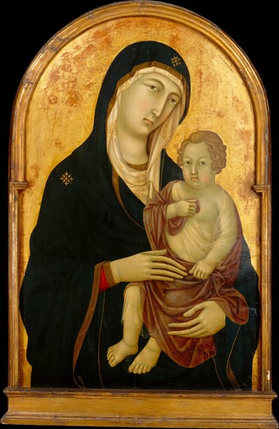 Madonna e Criança, c. 1325. de Workshop of Ugolino da Siena