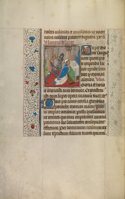 O Martírio de São Tomás Becket de Workshop of Willem Vrelant