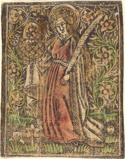 Santa Doroteia, c. 1480. de Workshop of the Master of the