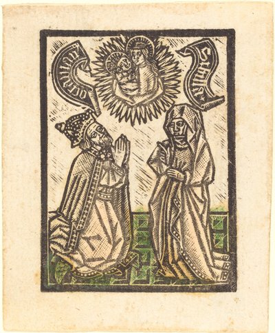 Imperador Octávio e a Sibila, c. 1480. de Workshop of the Master of the