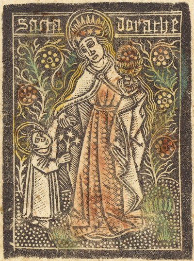 Santa Dorothy, 14601480. de Workshop of the Master of the