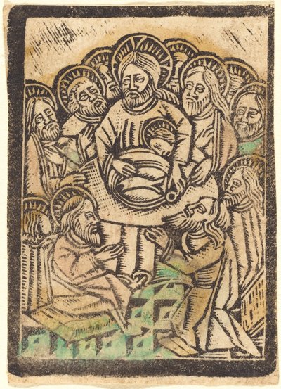 The Last Supper, 14701480. de Workshop of the Master of the