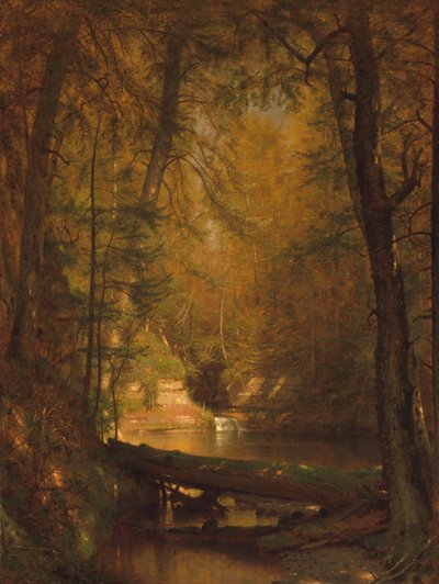 Trout Pool, 1870. de Worthington Whittredge