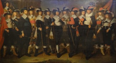 Oficiais e Guardas da Companhia do Coronel Herman Herbertsz. de Wouter Crabeth II