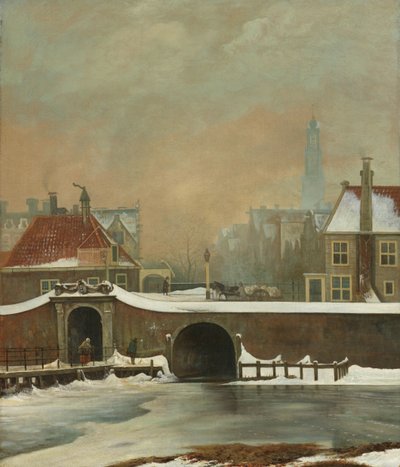 O Raampoortje em Amesterdão de Wouter Johannes van Troostwijk