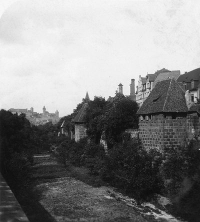 Castelo de Nuremberg, Nuremberg, Alemanha, c1900s. de Wurthle and Sons