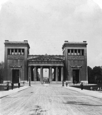 Propylaen, Munique, Alemanha, c1900 de Wurthle and Sons