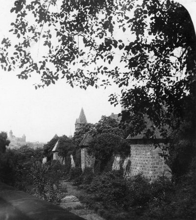 Stadtgraben, Baviera, Alemanha, c1900s. de Wurthle and Sons