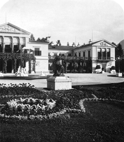 O Kaiservilla, Bad Ischl, Salzkammergut, Áustria, c1900s. de Wurthle and Sons