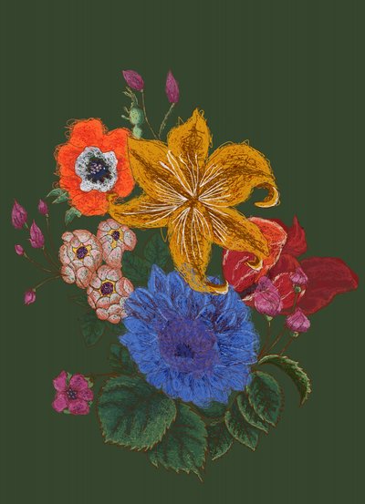 Ramo de flores vibrante de XHOZUCAN