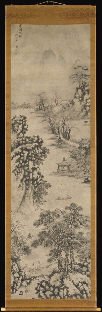 Paisagens do Four Seasons, datadas de 1560. de Xie Shichen