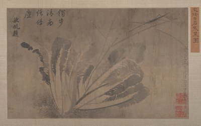 Couve e insectos. de Xu Daoguang