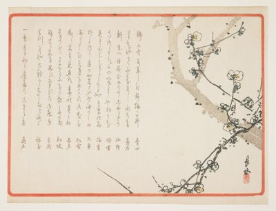 (flores de ameixa) de Yabu Chosui