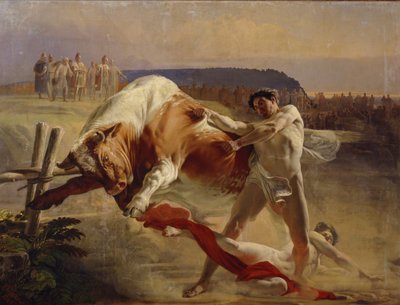 O julgamento da força de Yan Usmovets, 1849 de Yevgraf Semyonovich Sorokin
