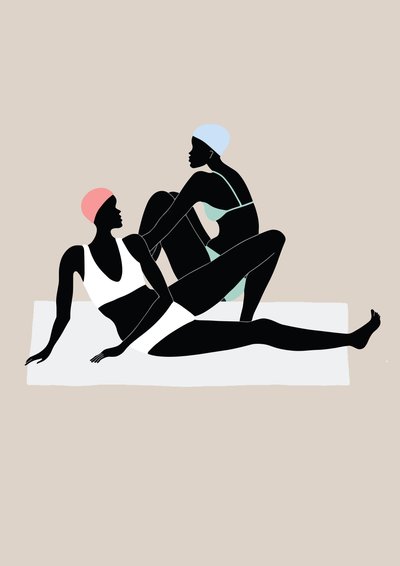 A piscina, 2016, (digital) de Yi Xiao Chen