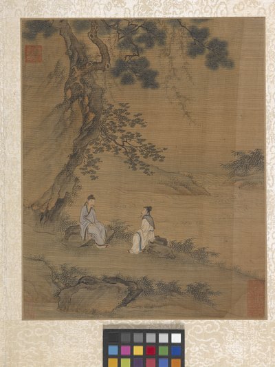 Cena de Jardim do Álbum (tinta sobre papel) de Ying Qiu