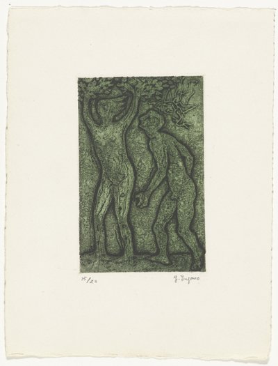 Homem e mulher de verde de Yo Sugano (signed by artist)