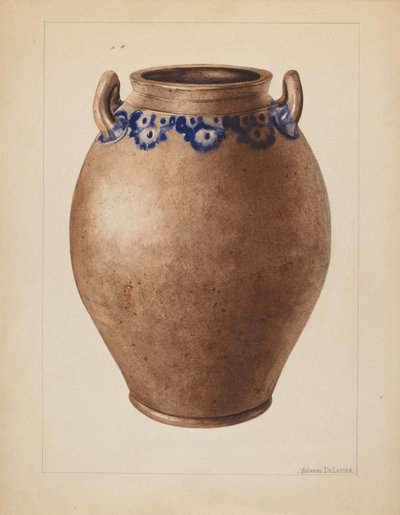 Crock, c. 1937. de Yolande Delasser