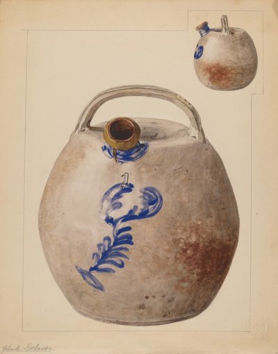 Harvester Jug, c. 1937. de Yolande Delasser