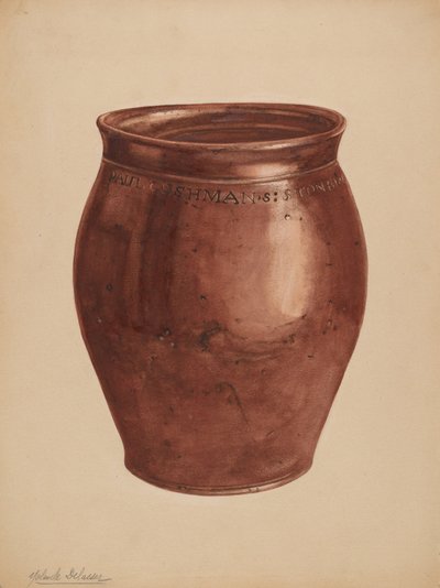 Jarro, c. 1937. de Yolande Delasser