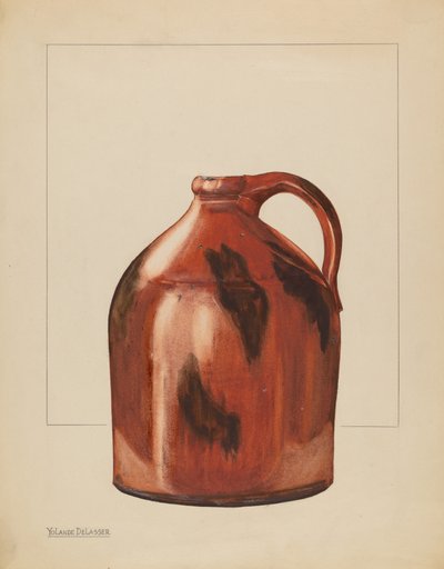 Jug, c. 1936. de Yolande Delasser