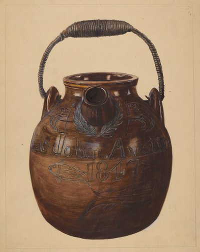 Jarro para Batter, c. 1936. de Yolande Delasser