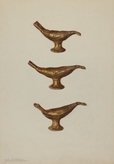 Pai. Apito Alemão, c. 1939. de Yolande Delasser