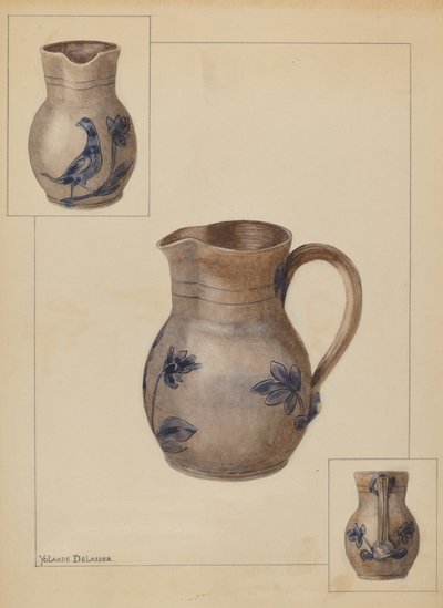 Jarro de água, c. 1936. de Yolande Delasser