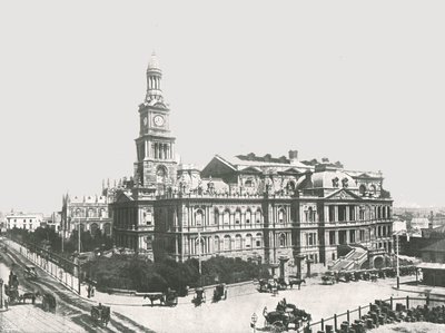A nova Câmara Municipal, Sydney, Austrália, 1895. de York and Son