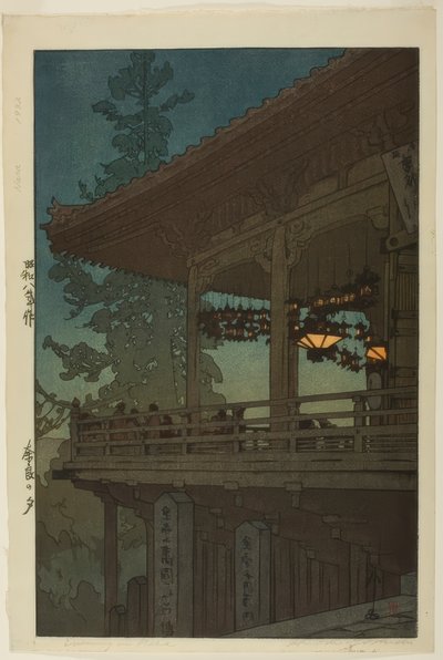 Noite em Nara, da série "Kansai District". de Yoshida Hiroshi