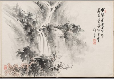 Pintura Dez do Álbum de pinturas de Haizan de Yoshitsugu Haizan