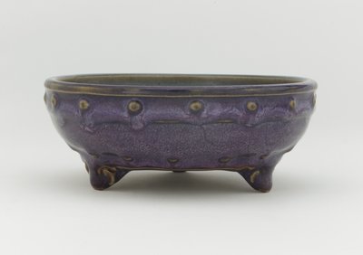 Bacia de bolbo com numeral inciso 10 (cerâmica) de Yuan Dynasty Chinese School