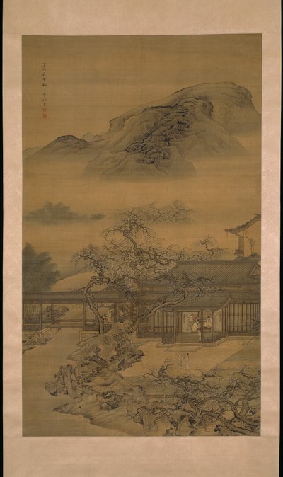 Chegada da primavera no Han Palace 漢宮春曉圖 de Yuan Jiang