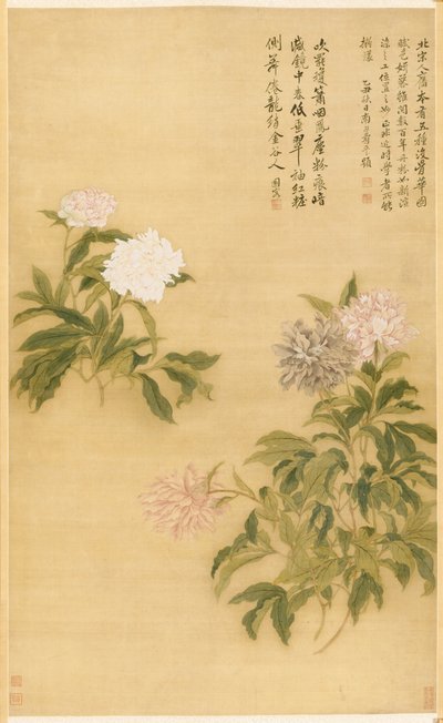 Peônias, 1685. de Shouping Yun