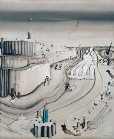 O palácio no promontório de Yves Tanguy