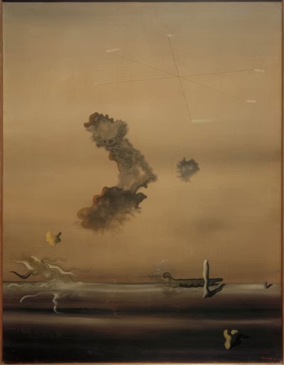 Lá fora de Yves Tanguy