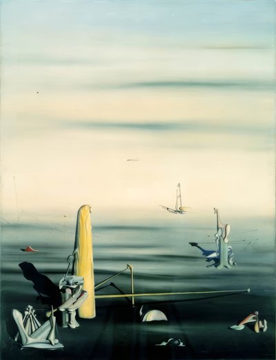 Sol na sua caixa de joias de Yves Tanguy