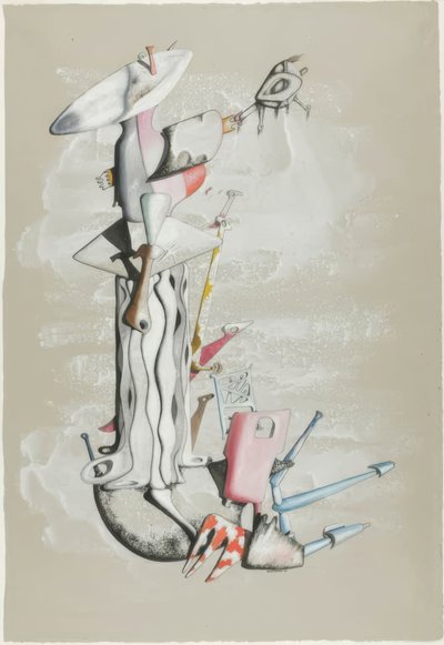 Natação na relva de Yves Tanguy