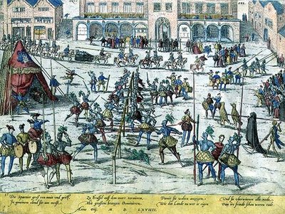 Torneio Realizado em Bruxelas pelos Espanhóis para Impulsionar a Moral dos Soldados e para Enfatizar que a Holanda era agora a deles de Zacharias (school of) Dolendo