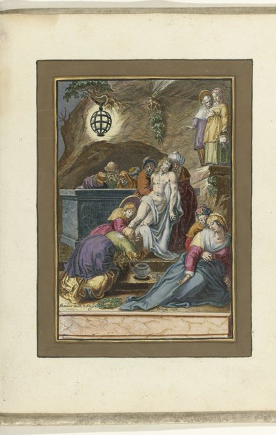 Entombamento
Paixão de Cristo (título da série) de Zacharias Dolendo