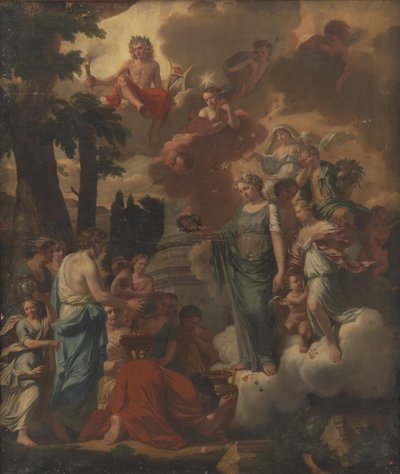 Um sacrifício a Apolo de Zacharias Webber