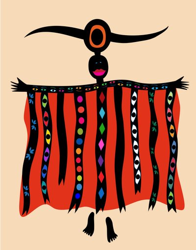Dança da África, 2019 (digital) de Sabina Nedelcheva Williams