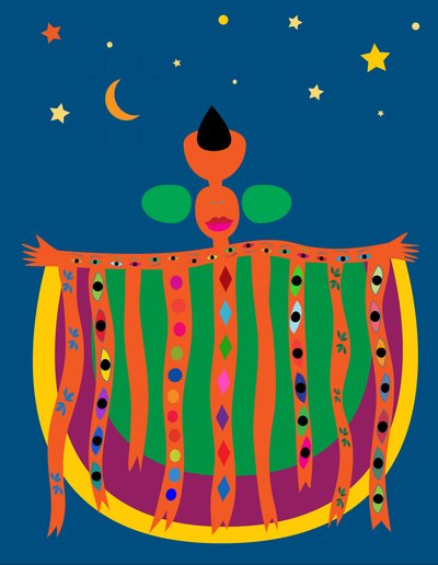 Noite ÁFRICA, 2019 (digital) de Sabina Nedelcheva Williams
