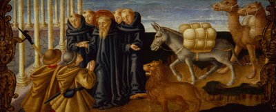 São Jerónimo perdoando os ladrões (painel) de Zanobi Machiavelli